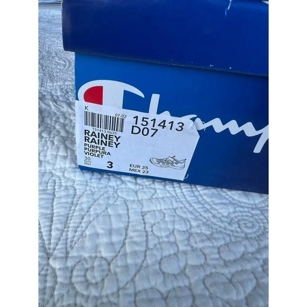 Champion Rainey Rainey purple & coral water sneakers, Children